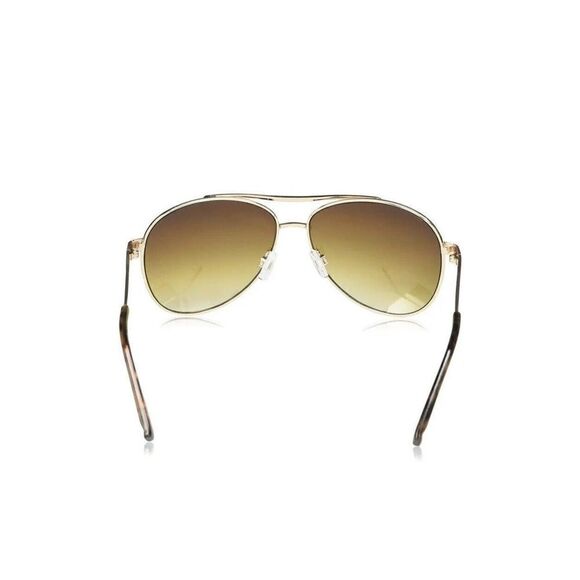 Jessica Simpson J106 GLD Aviator Sunglasses Gold Tone Brown Sunnies Shades - Picture 5 of 13